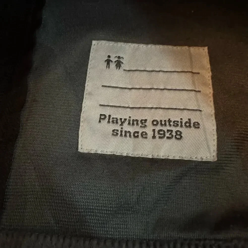 Columbia Kids Softshell Full Zip Jacket Size M Gray Black Pockets Outdoors Logo
